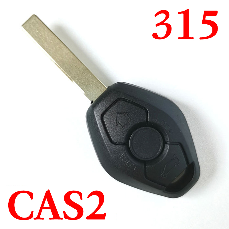 3 Buttons 315 MHz CAS2 System Remote Head Key For 2000 2008 BMW PN