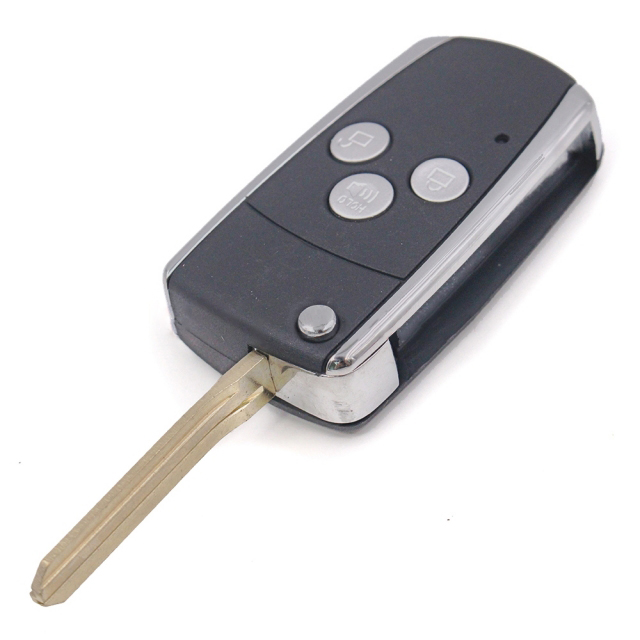 Modified Folding Remote Key Shell Button For Toyota Toy