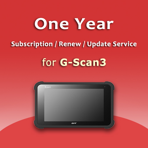 One Year Update / Renew / Subscription Service for G-scan3 