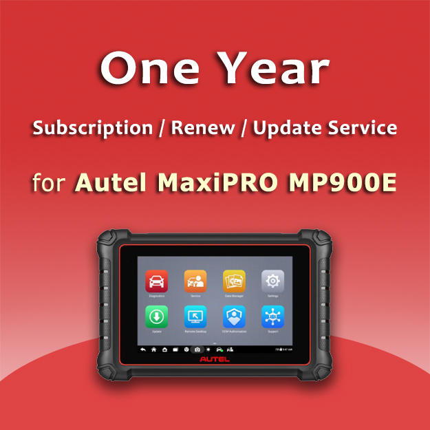 One Year Subscription for Autel MaxiPRO MP900E