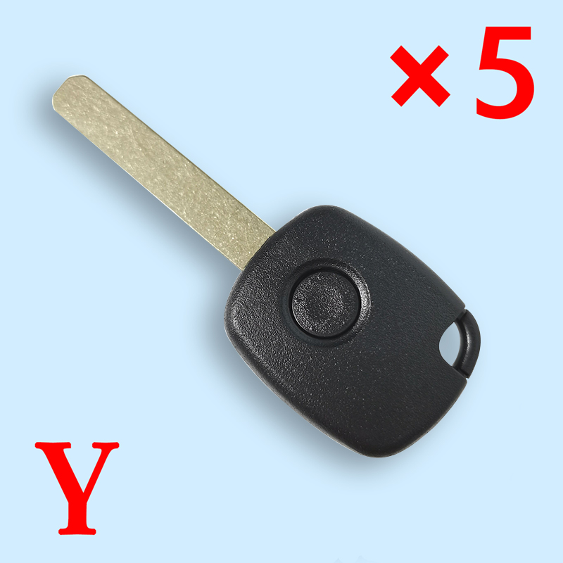 1 Button Replacement Remote Key Shell Case For HONDA CRV Civic Accord ODYSSEY Fob Blank- 5 pcs