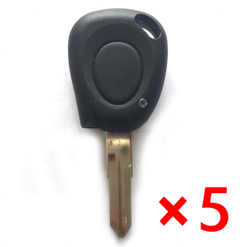 Remote Key Shell 1 Button for Renault Megane Scenic (without battery location) - pack of 5 