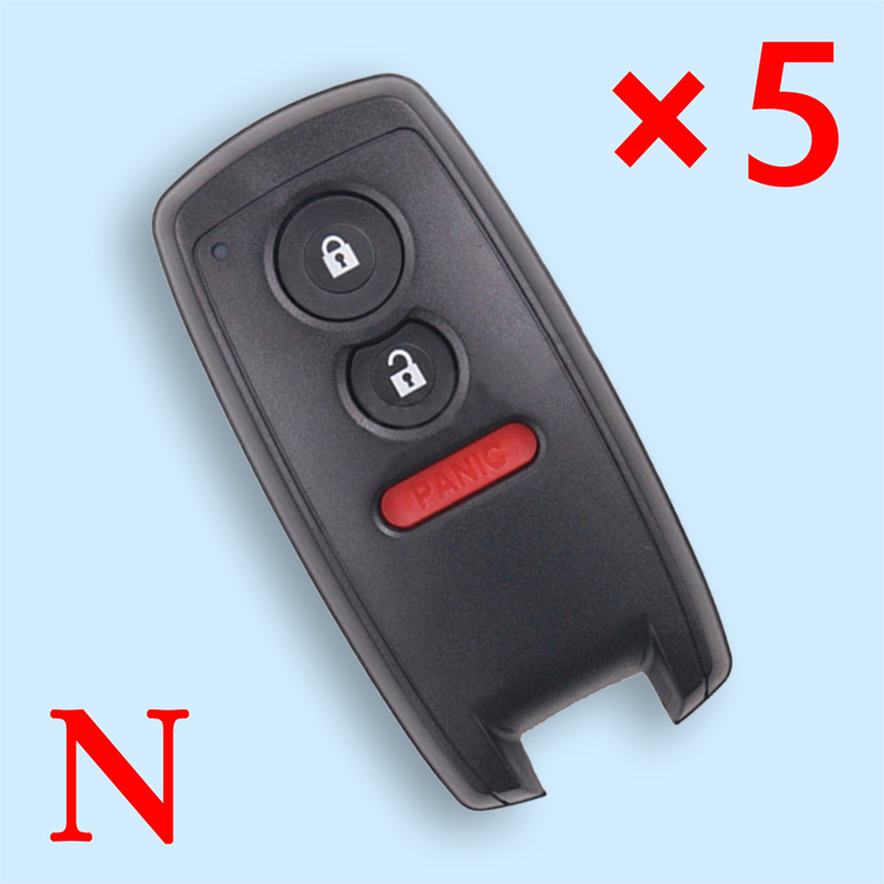 Remote Key Shell 3 Button for Suzuki - pack of 5 