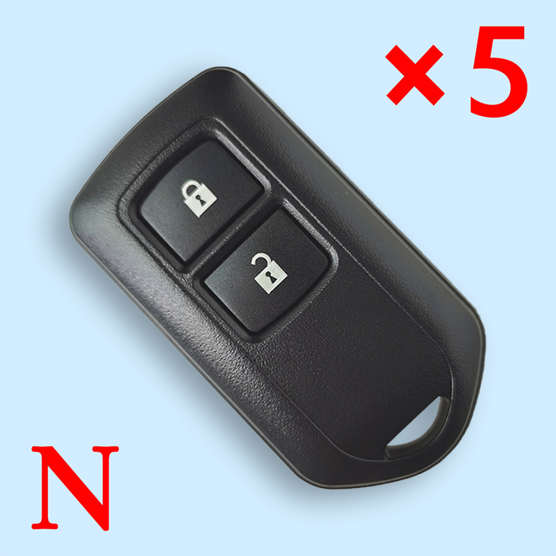 2 Buttons remote key shell for Toyota Camry/Vios/Verso 5pcs