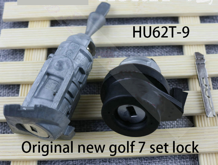 VW Golf 9-tooth full car lock Nine-tooth left door lock 9-tooth ignition lock HU62T installation door ignition lock cylinder