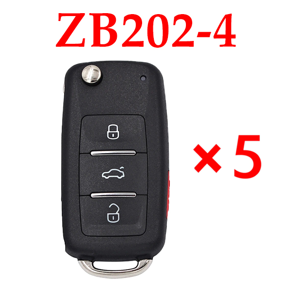 Universal ZB202-4 KD KeyDIY Universal Smart Key - Pack of 5