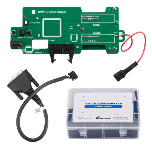 [US/EU/UK Ship] 2025 Xhorse XDNPBGGL BMW G Series BDC2 Adapter with Free BMW G-Chassis-BDC2 License for Key Tool Plus PAD, VVDI2 and MIDI Advanced Version