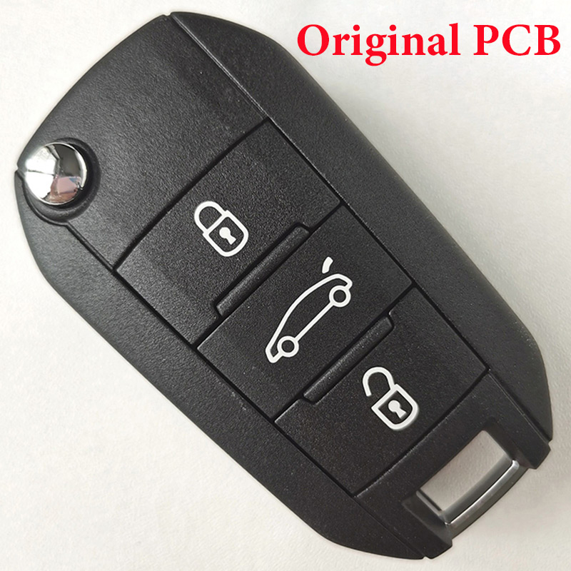 434 MHz Smart Proximity Key for Peugeot - with Original PCB - 4A Chip