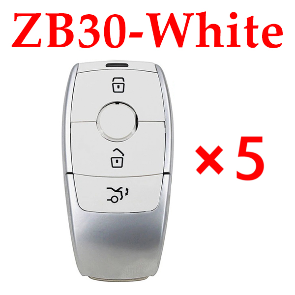 Universal  ZB30-White KD KeyDIY Universal Smart Key - Pack of 5