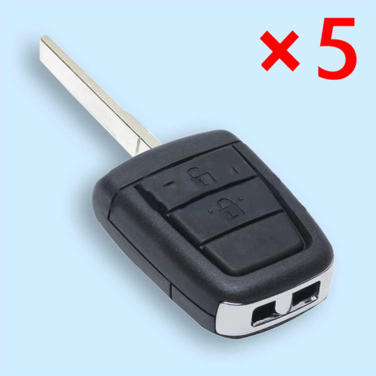 Remote Key Shell Case Fob 2+1 Button for Holden VE COMMODORE Omega Berlina Calais SS SV6 HSV GTS HU43 Blade - Pack of 5