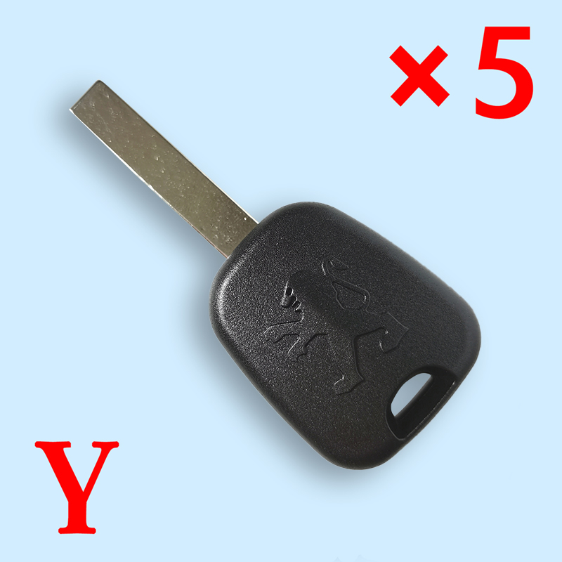 Key Shell With HU83 blade for Peugeot 5 pcs