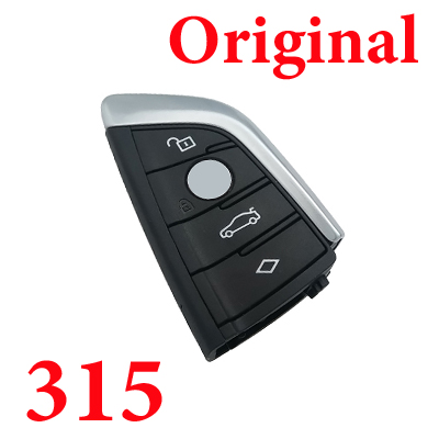 Genuine Black Smart Proximity Key for BMW G Series - 315 MHz 4 Buttons - with Blade HU100R