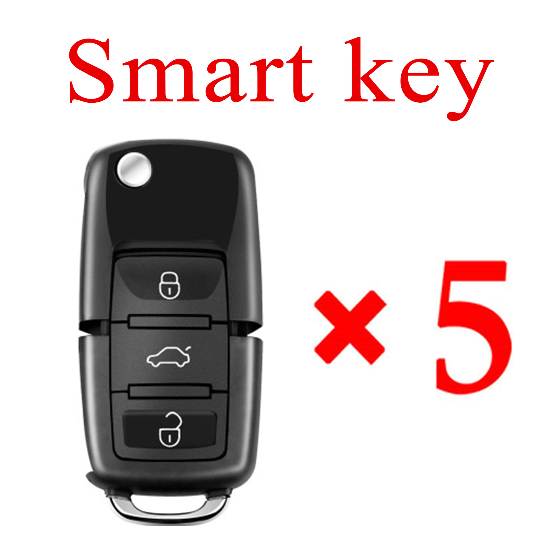 Launch LK3-VW-01 VW Type Universal Remote Key - Pack of 5