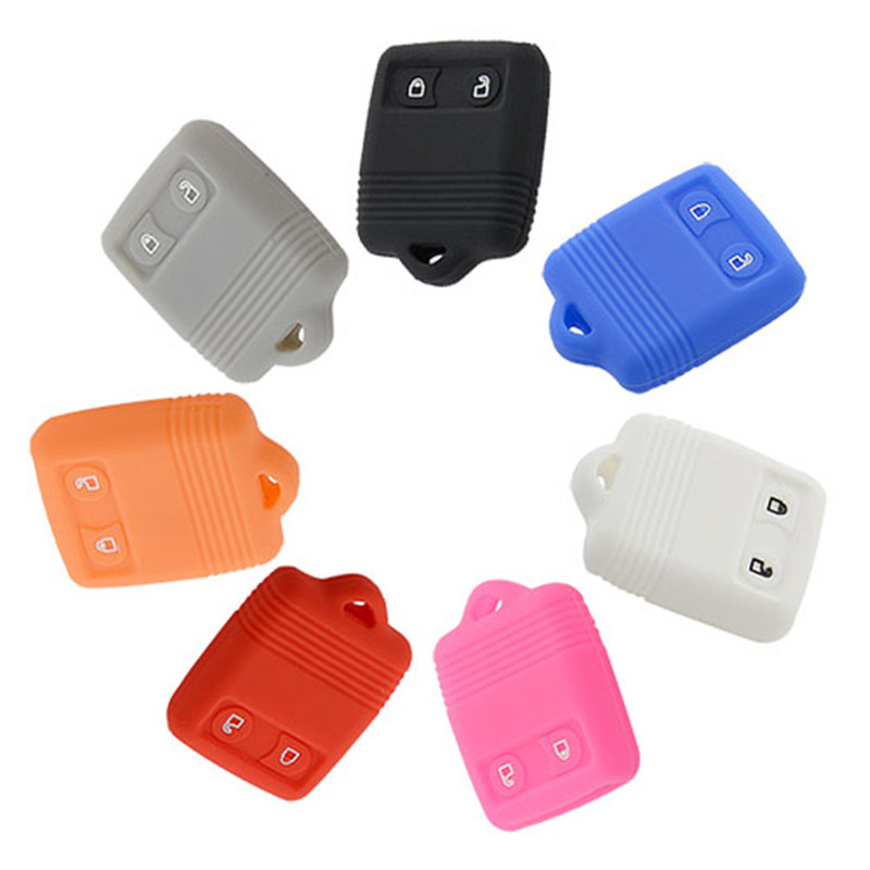 Silicone Cover for 2 Buttons Ford Car Keys - 5 Pieces