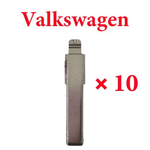  #31 HU66 Flip Remote Key Blade for VW - Pack of 10 