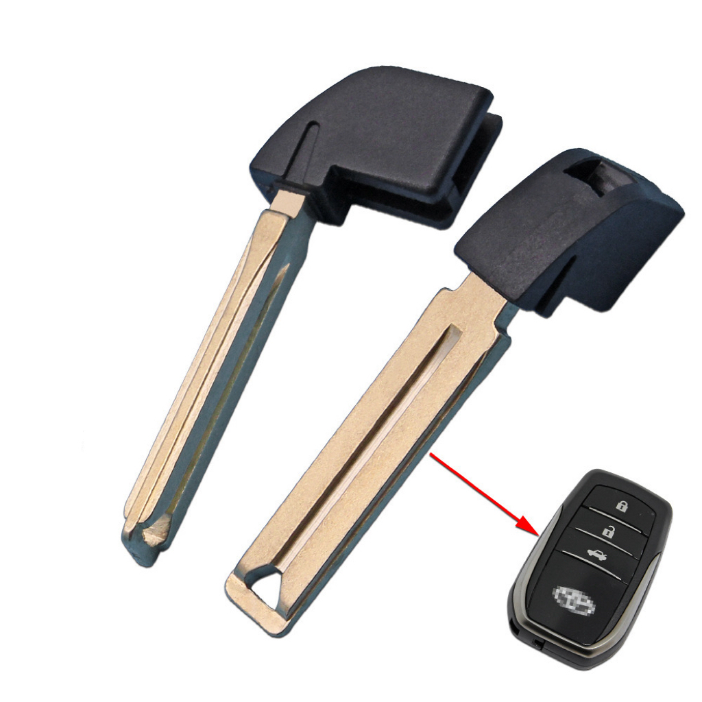 Smart Emergency Key Blade with double slot for Toyota Estima - Pack of 5