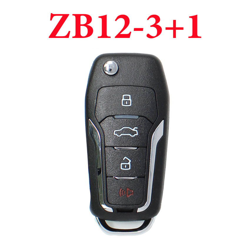 KEYDIY ZB12-3+1 (ZB12-4) KD Remote control - 5 pcs
