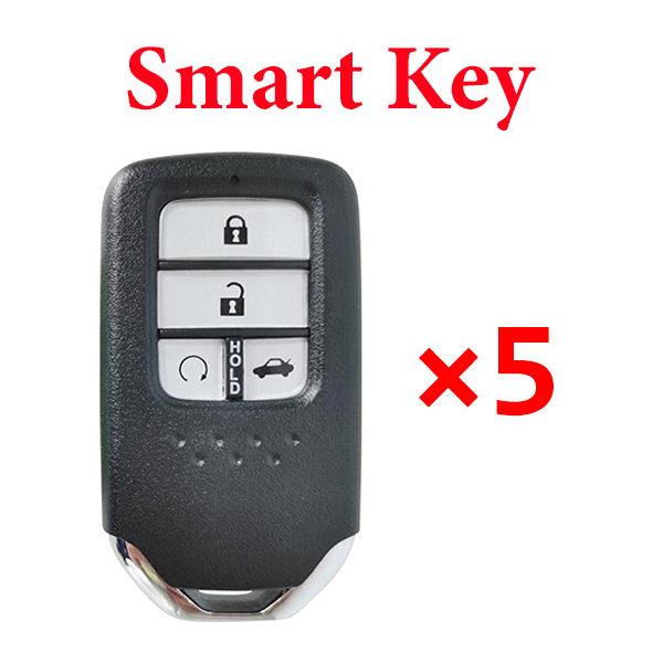 Xhorse Universal Smart Key for 2016-2019 Honda Civic / XZBT40EN / with Shell  / Pack of 5