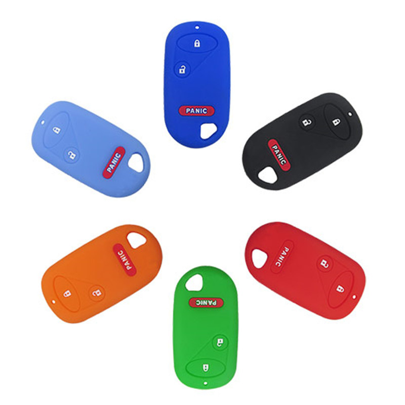 Silicone Cover for 2+1 Buttons Honda Car Keys - 5 Pieces