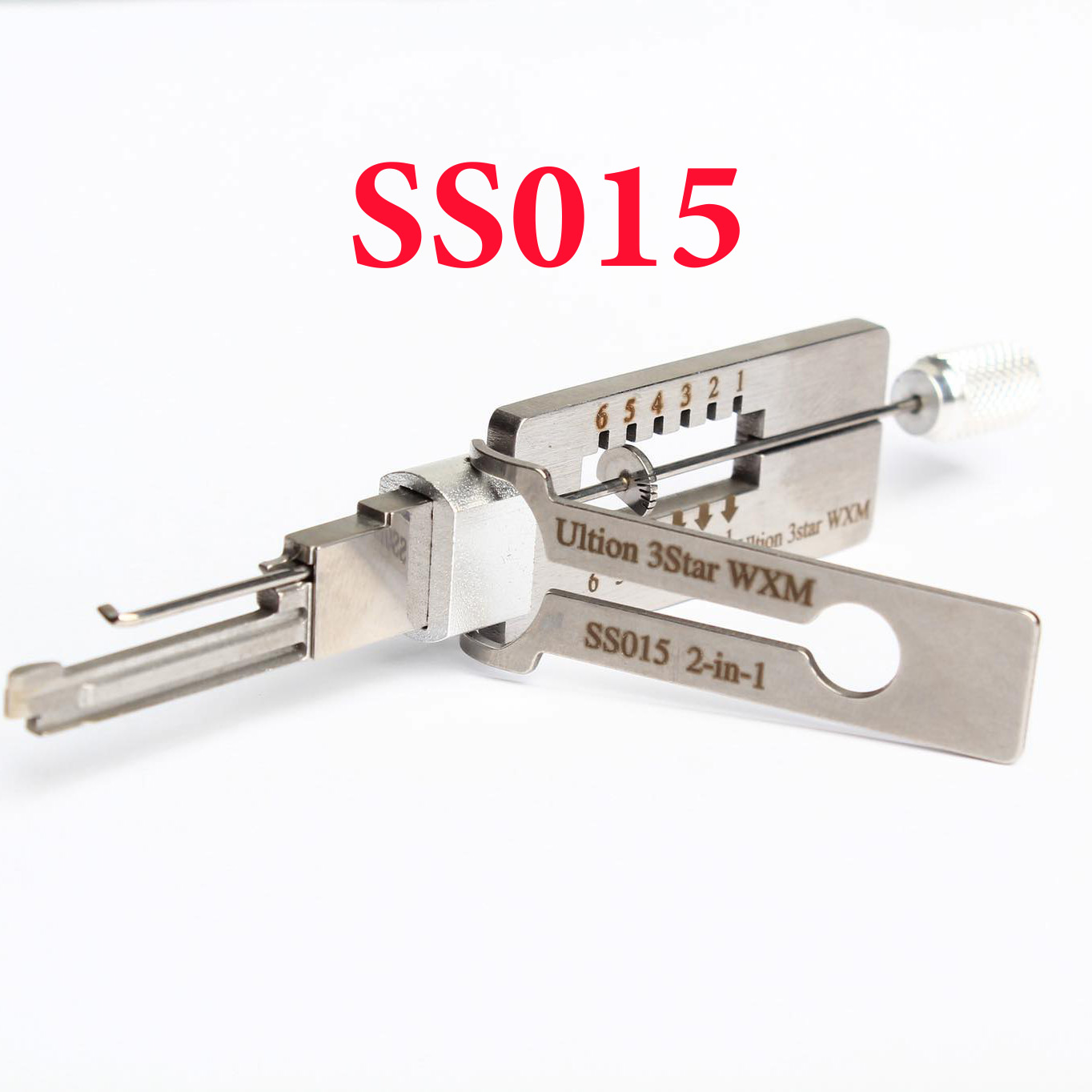 for Brisant Ultion WXM SS015 2-in-1 Pick Locksmith Tool Work as Lishi