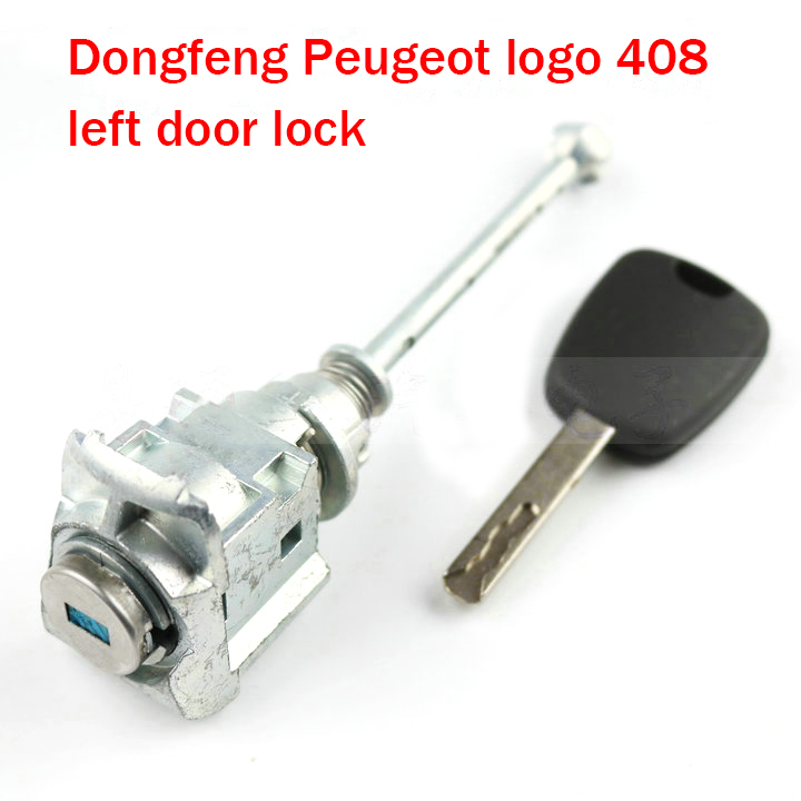 Peugeot 408 left front door lock cylinder central control door lock car full car lock with one key