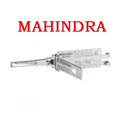 ORIGINAL LISHI  M-SLAZ for Mahindra for Yamaha Cars Motorcycles  2-in-1 Pick & Decoder Locksmith Tools 