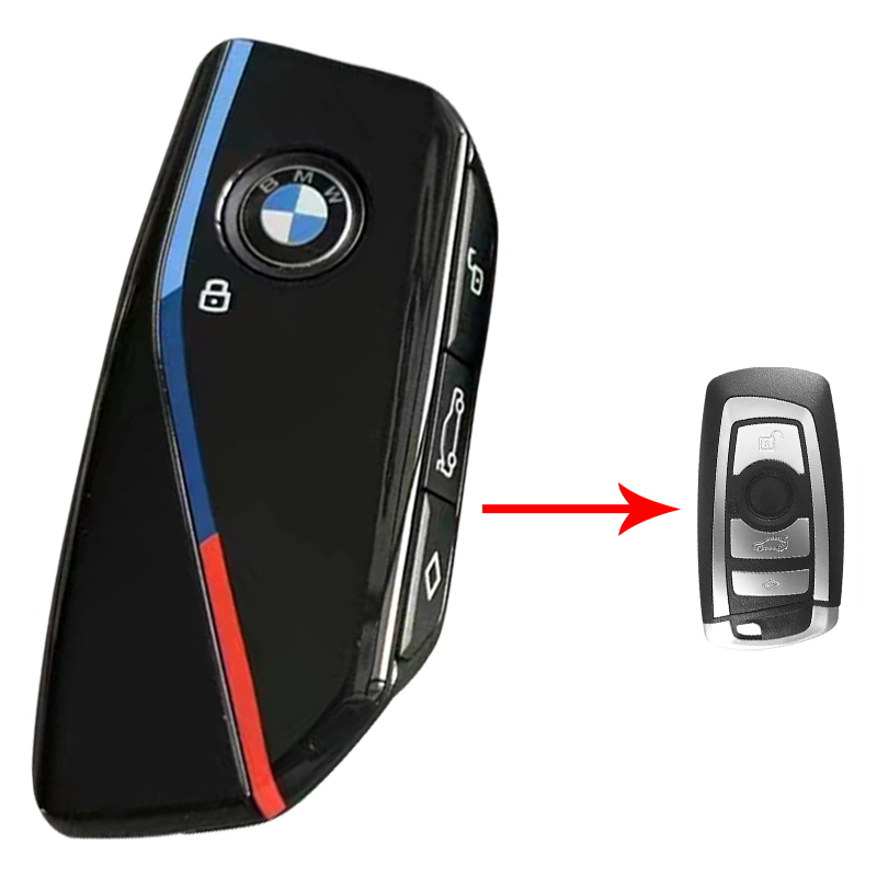 315 MHz Modified Smart Proximity Key for 2009 ~ 2016 BMW 3 5 7 / Black Color