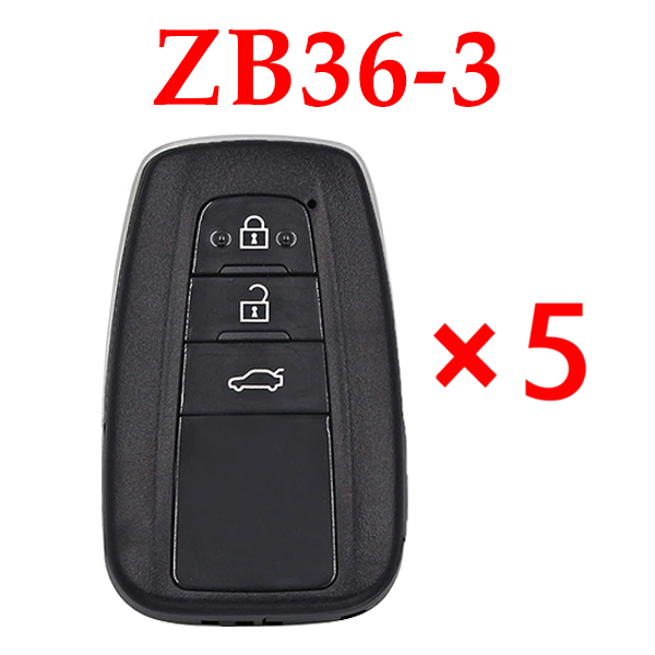 Universal  ZB36-3 KD KeyDIY Universal Smart Key - Pack of 5