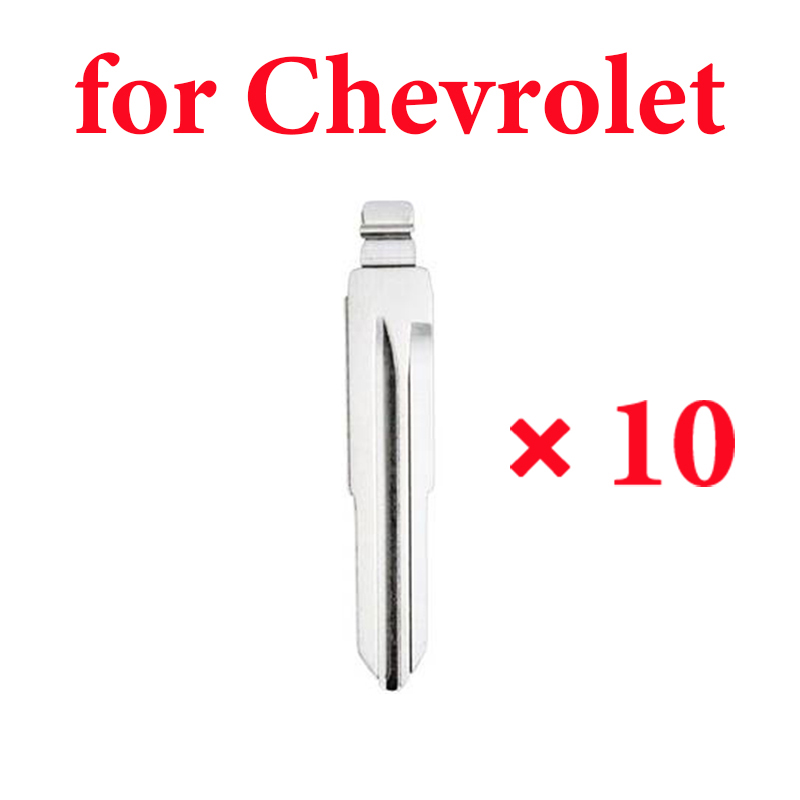 105# Left (Y-17#)   DWO5 Flip Remote Blade for Chevrolet  - Pack of 10