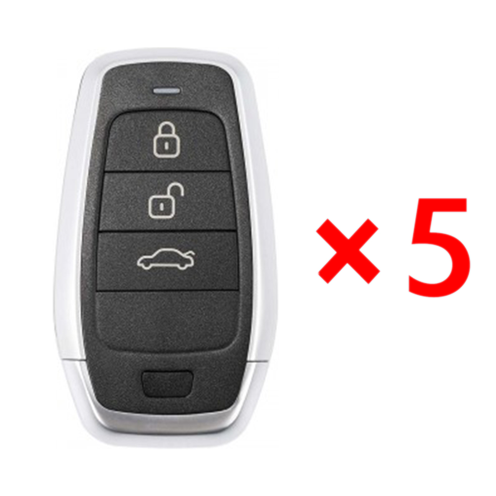 Autel IKEYAT003BL Universal Smart Remote Key 3 Buttons - Pack of 5