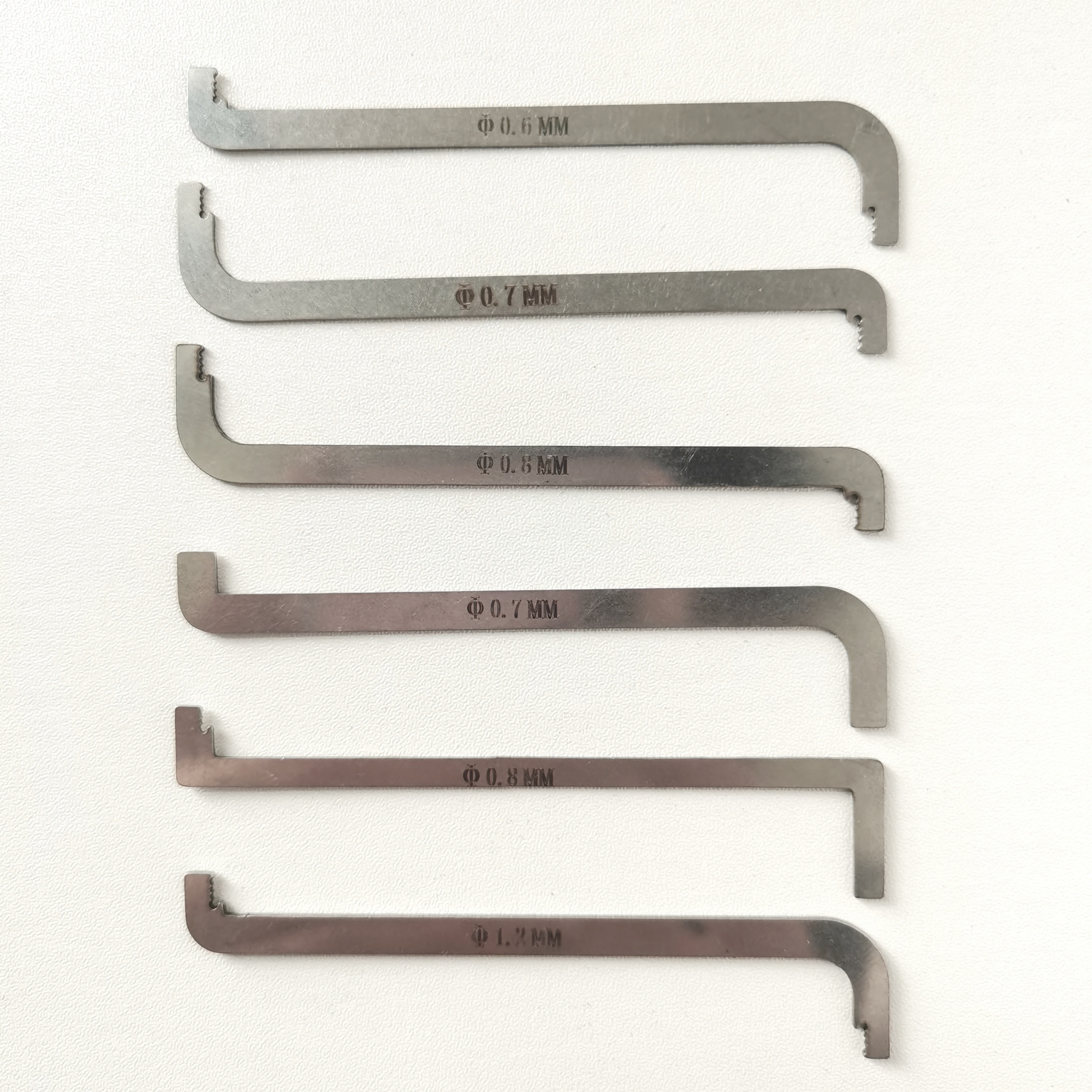 Replacement turning tool, Double head tension wrench, JingPing Locksmith Tool 6 Pieces set