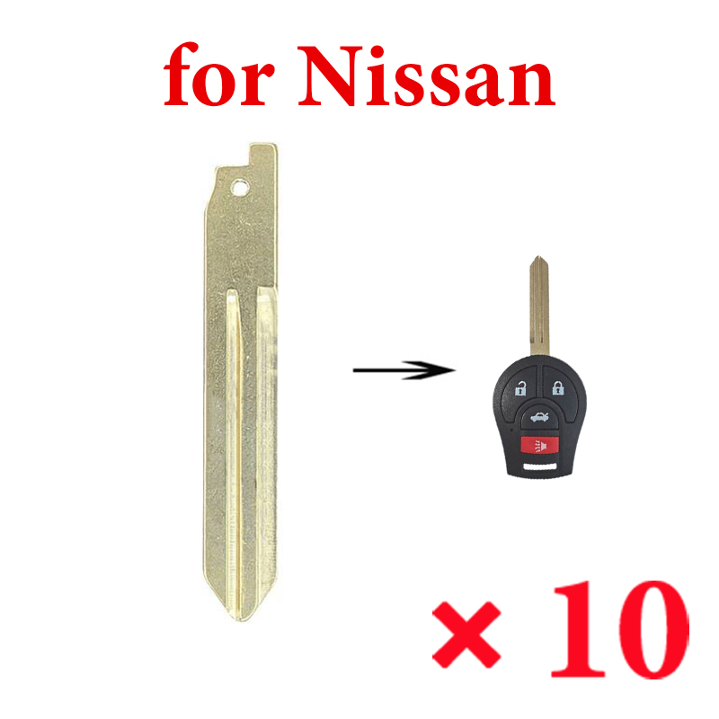Nissan Sunny Remote Key blade NSN14 - Pack of 10