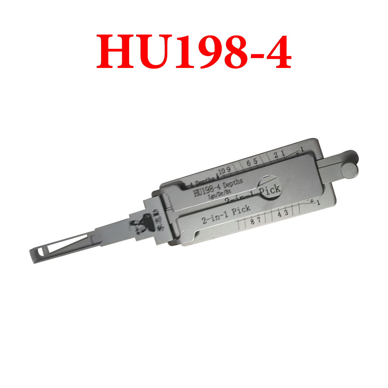 Original Lishi HU198-4 Depths 2-in-1 Pick and Decoder