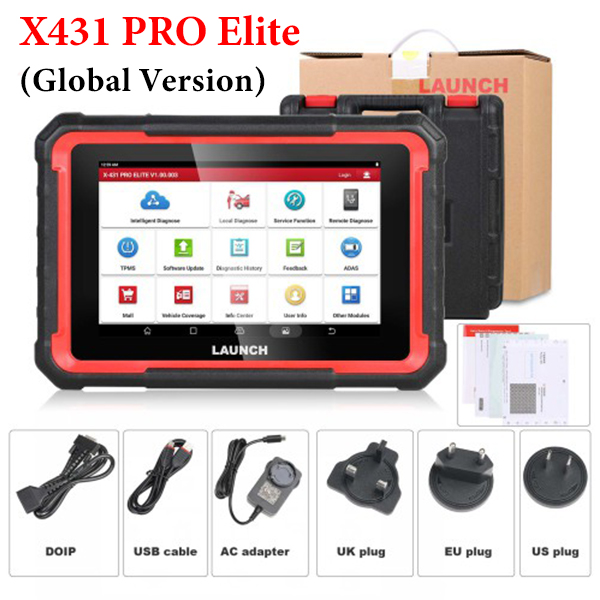 Launch X431 PRO Elite Auto Full System Car Diagnostic Tools 