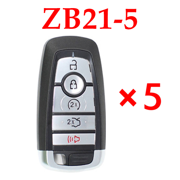 Universal ZB21-5 KD Smart Key Remote for KD-X2 - Pack of 5 