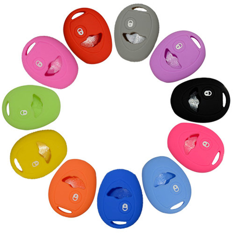 Silicone Cover for 1 Buttons BMW Mini Car Keys - 5 Pieces