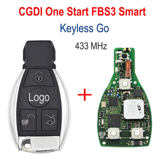 CGDI One Start Keyless Go 433Mhz CG DI MB FBS3 Smart Key For Mercedes-Benz W164 W166 W216 W221 W251