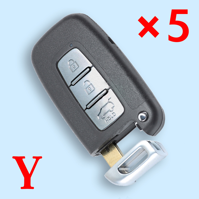 Smart Remote Key Shell 3 Button for Kia - pack of 5 