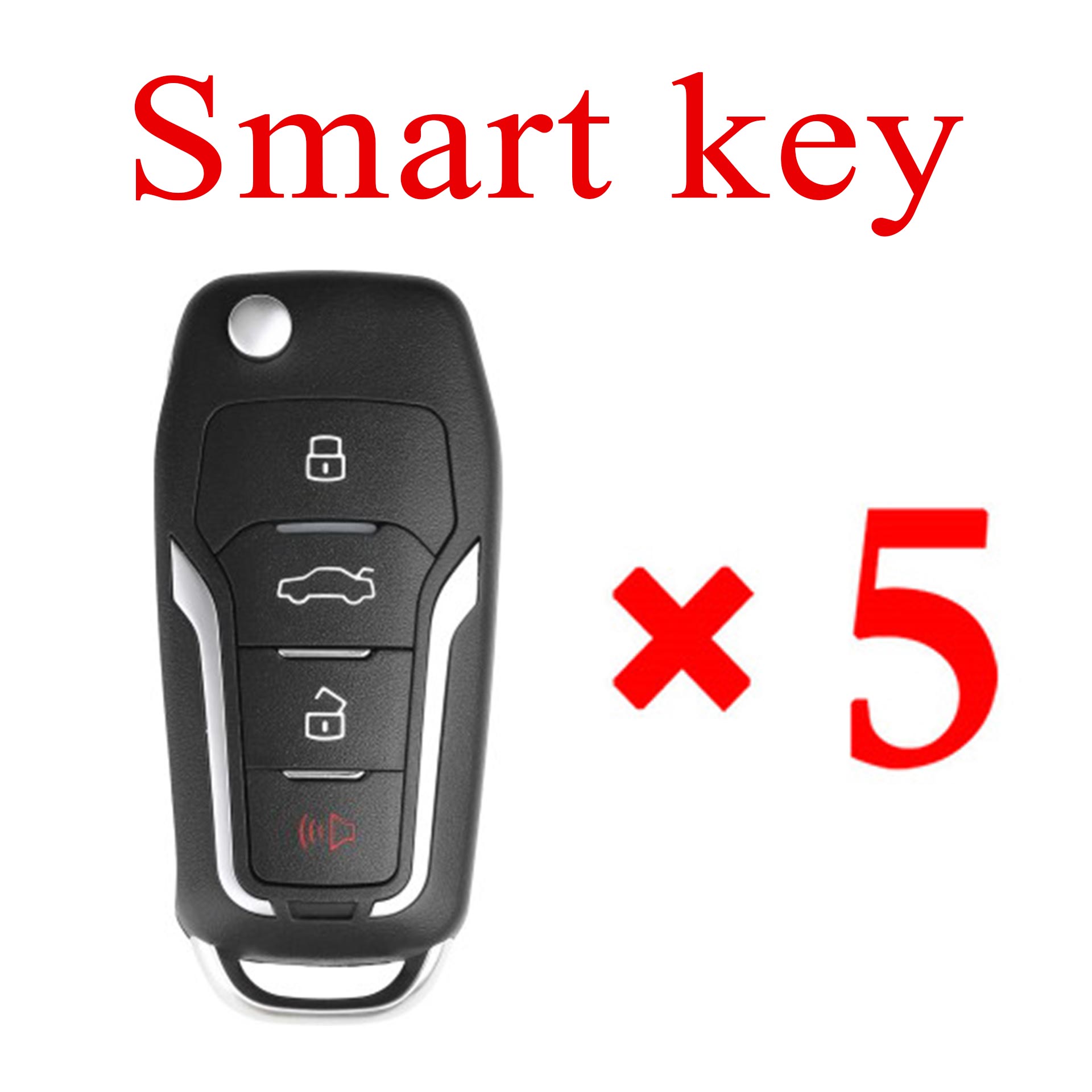 Launch LE4-FRD-01 LE-Ford Super Chip Smart Key (Folding 4 Buttons) - Pack of 5