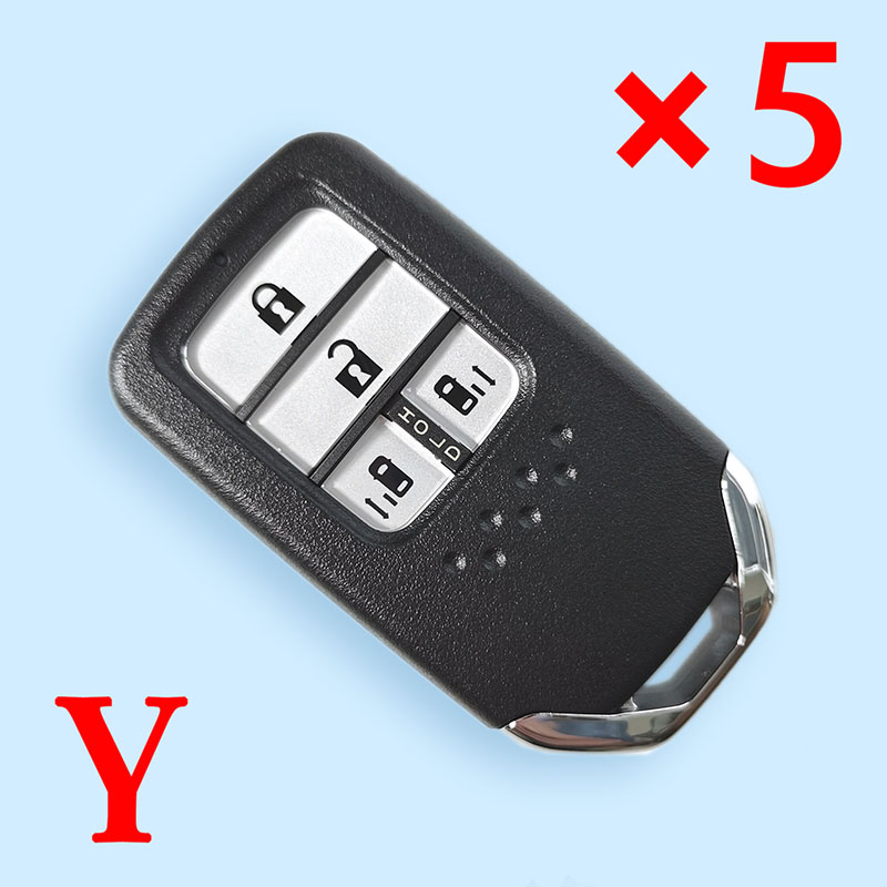 4 Button Car Key Case Shell For HONDA  5pcs