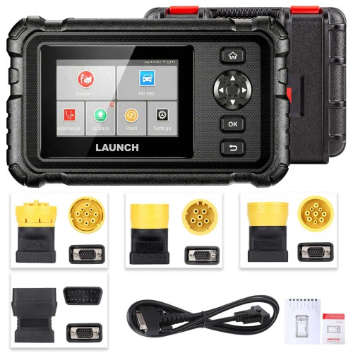 LAUNCH CRP129 HD V2 Commercial Vehicle Heavy Duty Truck Scanner Full Diagnostics with 7 Special Functions 2 Years Free Update