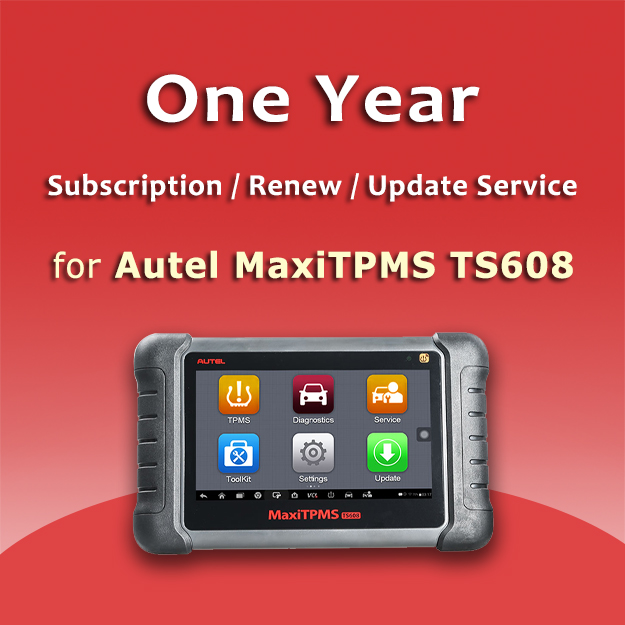 Autel MaxiTPMS TS608 One Year Update Service (Subsription Only)
