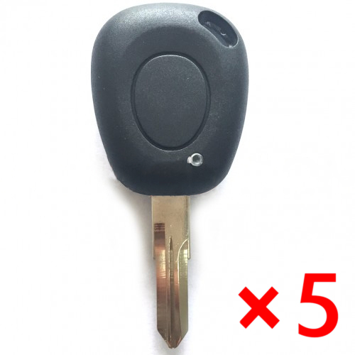 Remote Key Shell 1 Button for Renault (Can install chip) - pack of 5 
