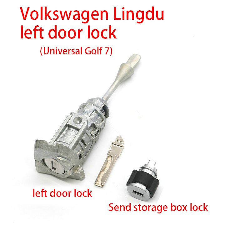 VW Golf 7 Lingdu door lock cylinder Left front door lock glove box lock cylinder Lingdu original practice lock