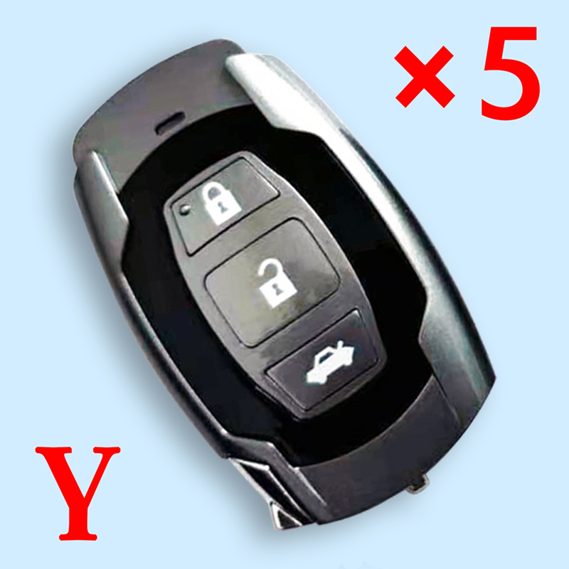 3 Buttons Smart Remote Key Shell for BYD G6 G3 5pcs