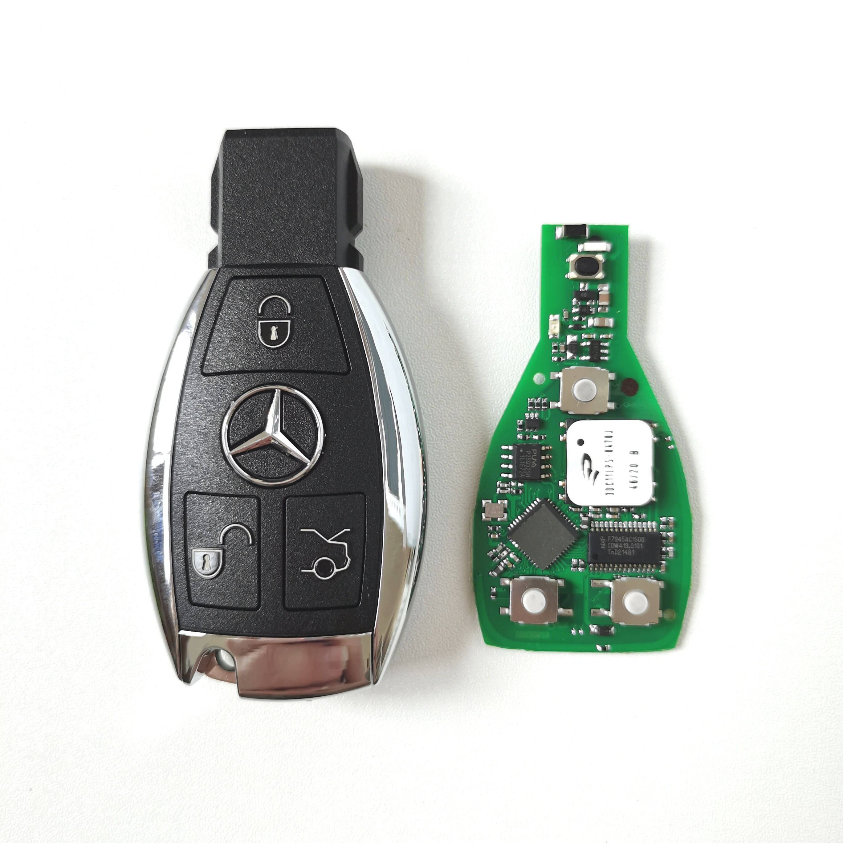  434 MHz 3 Buttons NEC Smart Proximity Key for Mercedes Benz - Support 03 06 05 07 08 Version