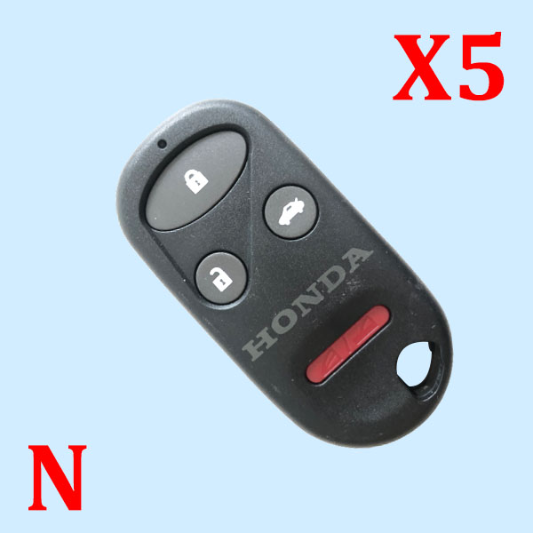 4 Button Key Shell for Honda 5 pcs