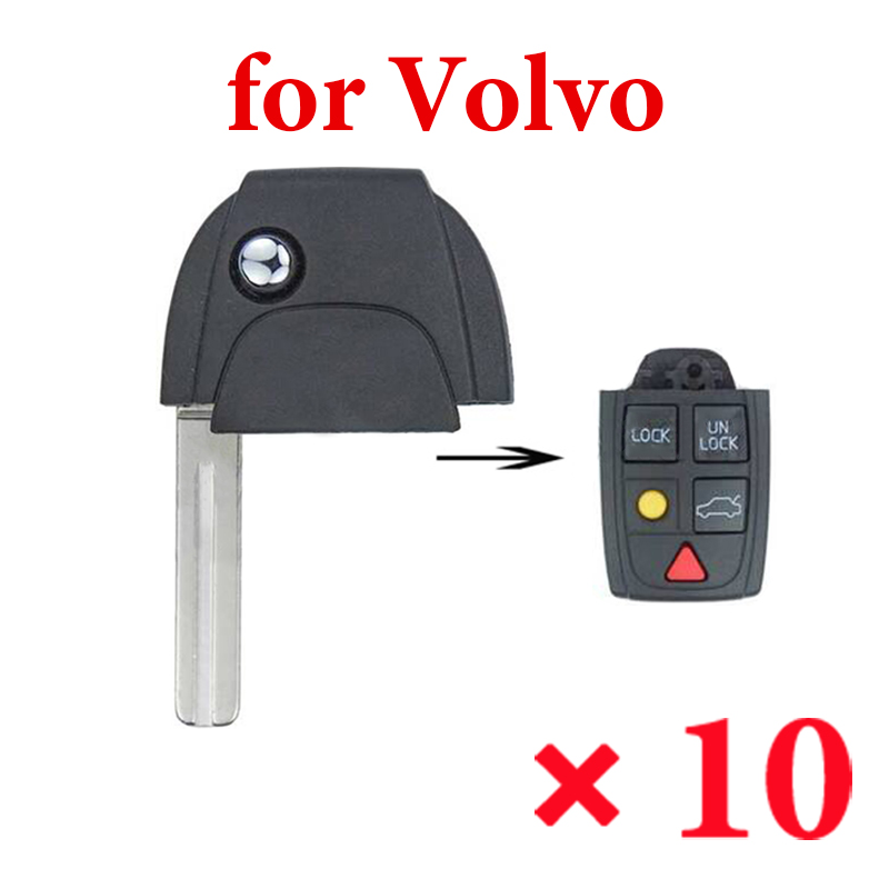 Volvo Flip Remote Key Head - Pack of 10