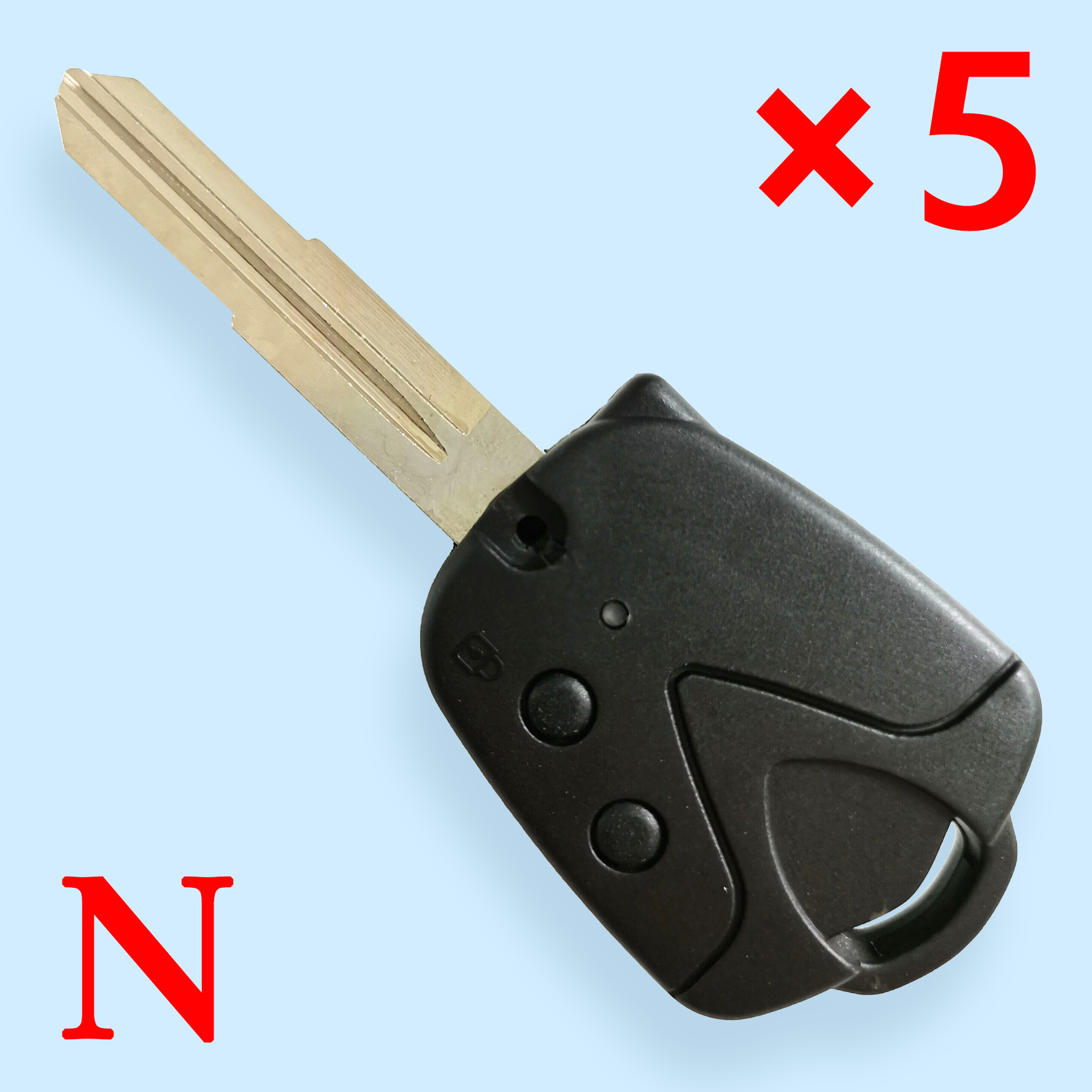 2 Buttons Remote Key Shell Right for Proton - Pack of 5