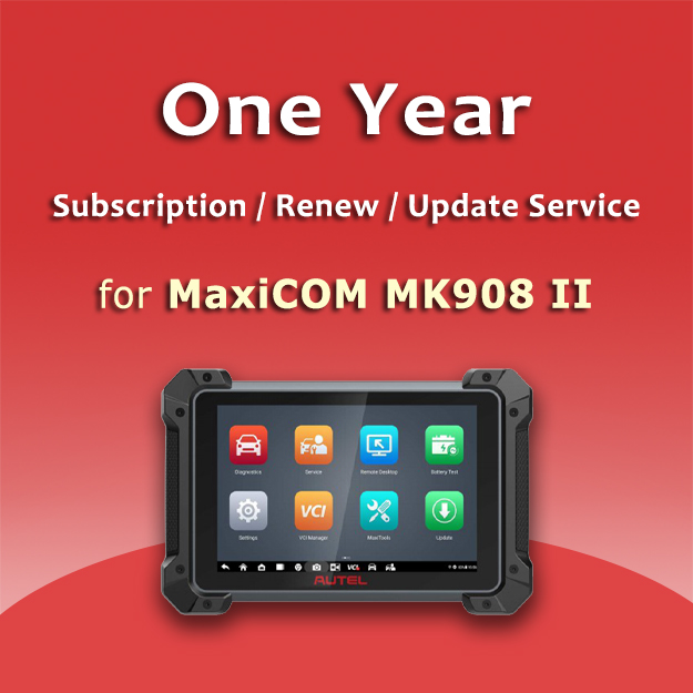 One Year Subscription for Autel MaxiCOM MK908 II 